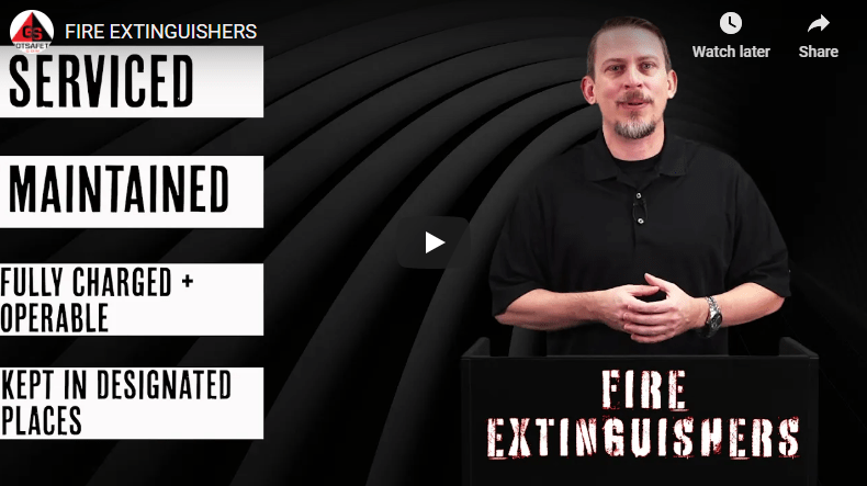 Fire Extinguisher Video