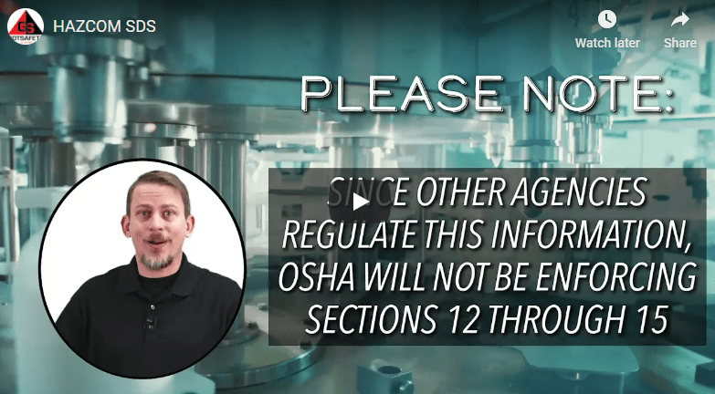 hazard communication and GHS Labels video