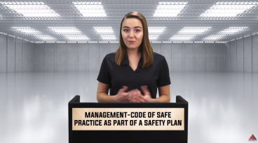 MANAGEMENT-CODE OF SAFE PRACTICE AS PART OF A SAFETY PLAN video