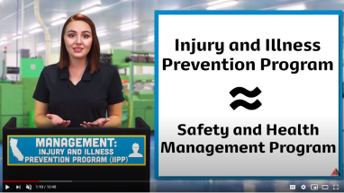 MANAGEMENT-INJURY AND ILLNESS PREVENTION PROGRAM (IIPP) video