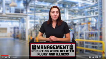 MANAGEMENT-REPORTING WORK RELATED INJURY AND ILLNESS video