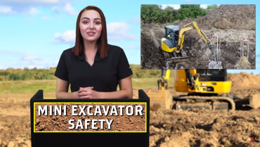 MINI EXCAVAOTR SAFETY video