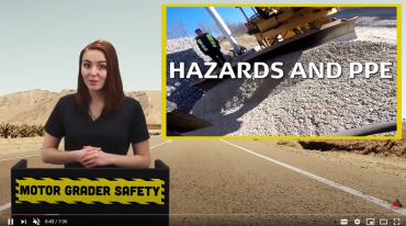 MOTOR GRADER SAFETY video