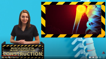 MUSCULOSKELETAL INJURY PREVENTION-CONSTRUCTION SAFETY video