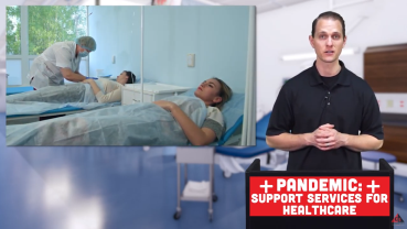 PANDEMIC: SUPPORT SERVICES FOR HEALTCHARE video
