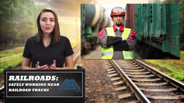 RAILROADS: SAFELY WORKING AROUND RAILROAD TRACKS video