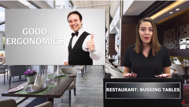 RESTAURANT- BUSSING TABLES video