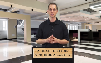 RIDEABLE FLOOR SCRUBBER SAFETY