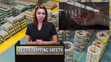 STEEL STRAPPING SAFETY video