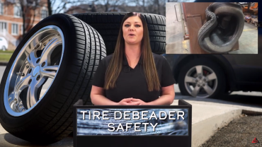 TIRE DEBEADER SAFETY video