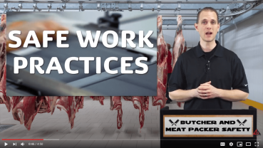 BUTCHER AND MEAT PACKER SAFETY video