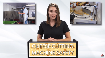 CHEESE CUTTTING MACHINE SAFETY video