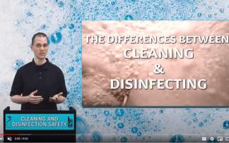 CLEANING AND DISINFECTION SAFETY