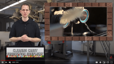 CLEANING CANDY PRODUCTION EQUIPMENT video