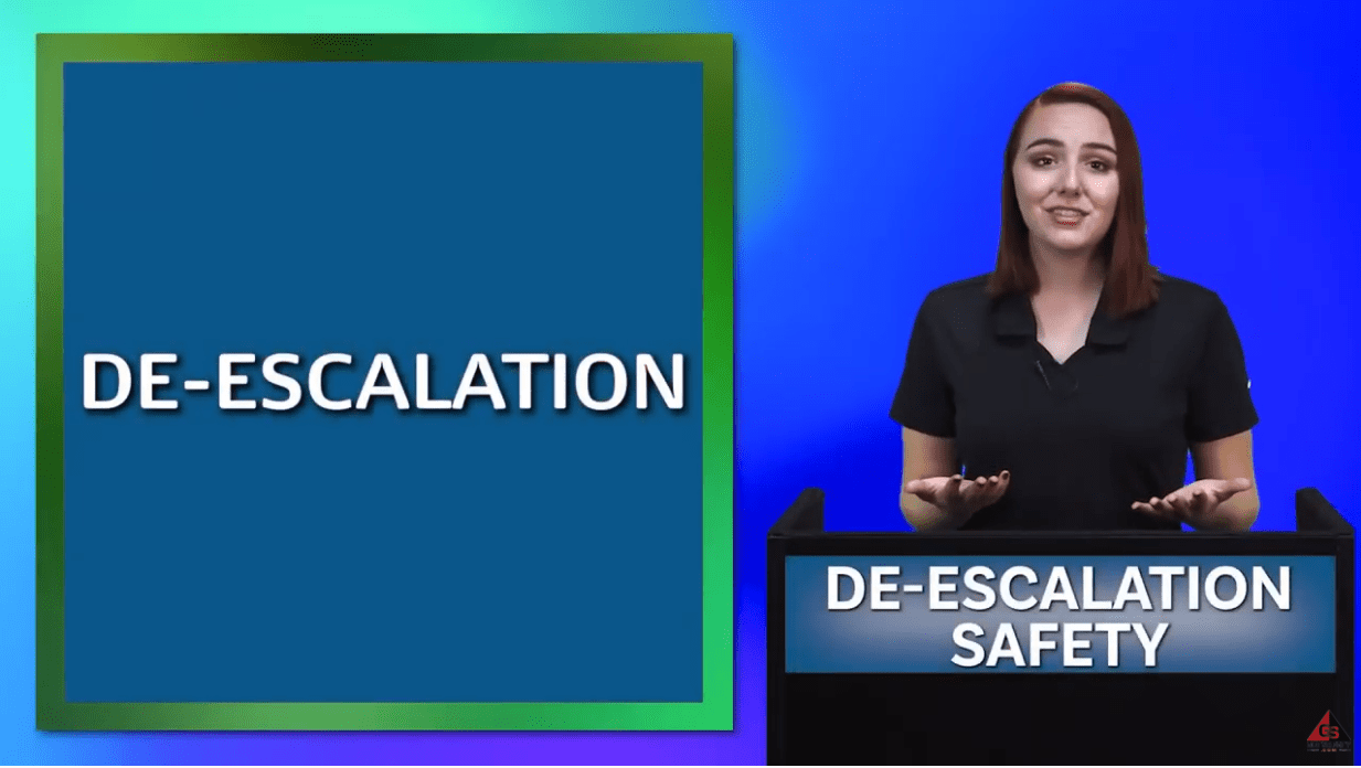 DE-ESCALATION SAFETY video
