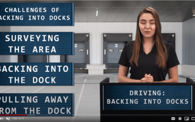 DRIVING: BACKING INTO DOCKS