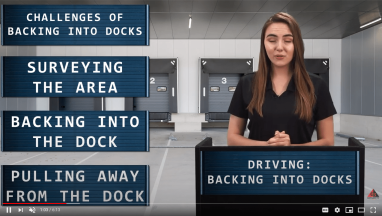 DRIVING: BACKING INTO DOCKS video