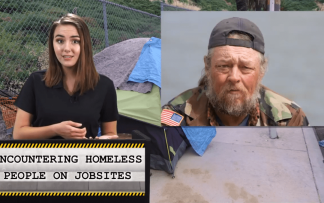 ENCOUNTERING HOMELESS PEOPLE ON JOB SITES