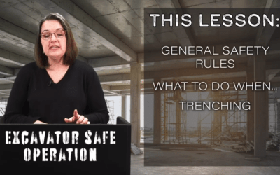 EXCAVATOR SAFE OPERATION