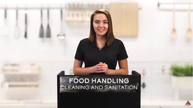 FOOD HANDLING: CLEANING AND SANITATION video