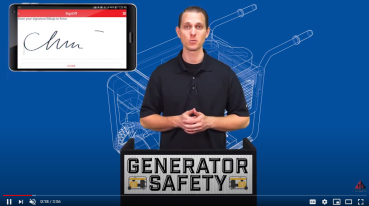 GENERATOR SAFETY video