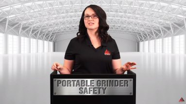 GRINDERS: PORTABLE GRINDER SAFETY video