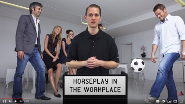 HORSEPLAY IN THE WORKPLACE video