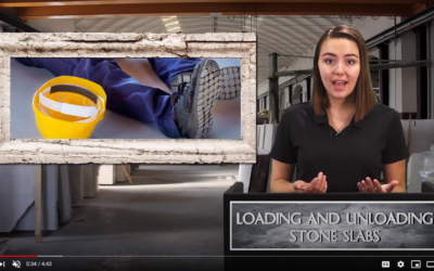 LOADING AND UNLOADING STONE SLABS